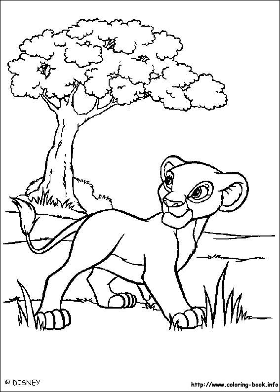 The Lion King coloring picture